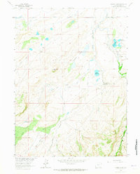 Downey Lakes 1963 topographic map thumbnail