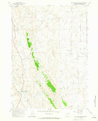 Dry Creek Reservoir 1961 topographic map thumbnail