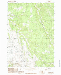 Dry Draw 1984 topographic map preview