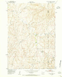 Dry Fork Ranch 1953 topographic map thumbnail