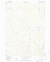 Dry Fork Ranch 1953 topographic map thumbnail