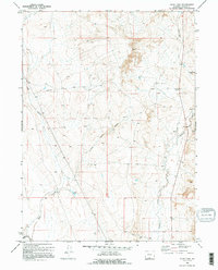 Duck Lake 1970 topographic map thumbnail