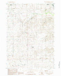 Dugout Creek North 1984 topographic map thumbnail