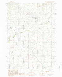 Dugout Creek South 1984 topographic map thumbnail