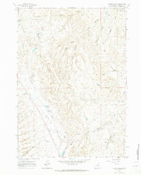 Dugout Ranch 1961 topographic map thumbnail