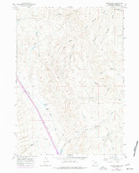 Dugout Ranch 1961 topographic map thumbnail
