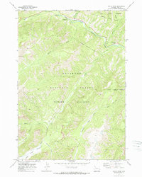 Eagle Creek 1970 topographic map thumbnail