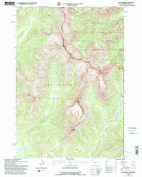 Eagle Peak 1991 topographic map thumbnail
