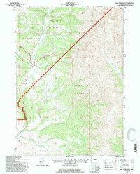 East Fork Basin 1991 topographic map thumbnail