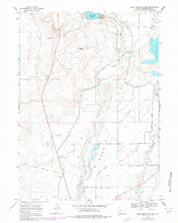 Eden Reservoir West 1968 topographic map thumbnail