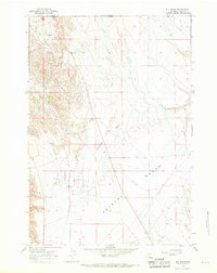 Elk Basin 1966 topographic map thumbnail