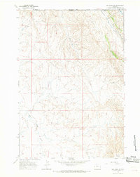 Elk Basin NW 1966 topographic map thumbnail