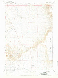 Elk Basin SW 1966 topographic map thumbnail