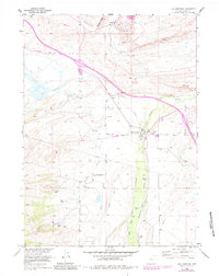 Elk Mountain 1955 topographic map thumbnail