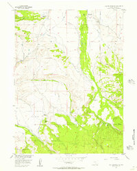 Elk Mountain SW 1955 topographic map thumbnail