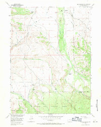 Elk Mountain SW 1955 topographic map thumbnail