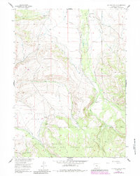 Elk Mountain SW 1955 topographic map thumbnail
