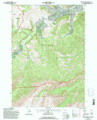 Elkhorn Peak 1991 topographic map thumbnail