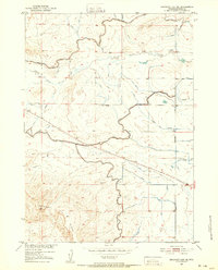 Emigrant Gap NE 1950 topographic map thumbnail