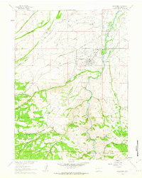 Encampment 1961 topographic map thumbnail