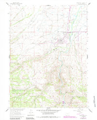 Encampment 1961 topographic map thumbnail