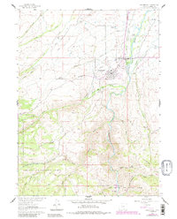 Encampment 1961 topographic map thumbnail