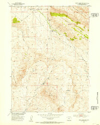 Ervay Basin SW 1952 topographic map thumbnail