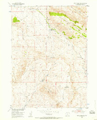 Ervay Basin SW 1952 topographic map thumbnail