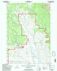 Esmond Park 1991 topographic map thumbnail
