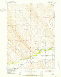 Ethete 1951 topographic map thumbnail