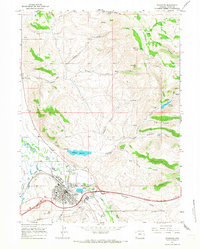 Evanston 1965 topographic map preview