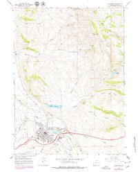 Evanston 1965 topographic map thumbnail