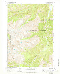 Fall Creek 1970 topographic map thumbnail