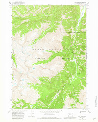 Fall Creek 1970 topographic map thumbnail