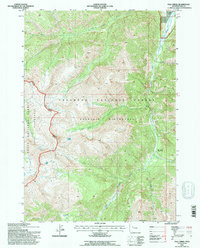 Fall Creek 1991 topographic map thumbnail