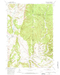 Fanny Peak 1951 topographic map thumbnail