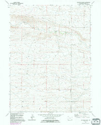 Farthing Ranch 1991 topographic map thumbnail