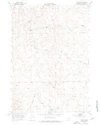 Fats Draw 1953 topographic map thumbnail