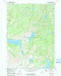 Fayette Lake 1968 topographic map thumbnail