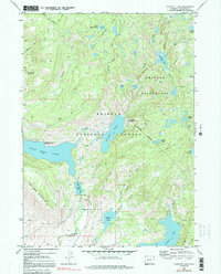 Fayette Lake 1968 topographic map thumbnail