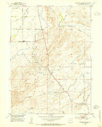 Ferguson Corner 1953 topographic map thumbnail