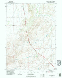 Ferguson Corner 1990 topographic map thumbnail