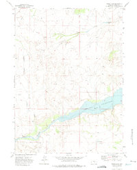 Ferris Lake 1971 topographic map thumbnail