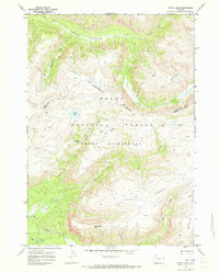 Ferry Lake 1970 topographic map thumbnail