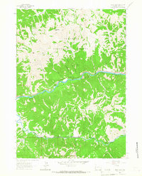 Ferry Peak 1963 topographic map thumbnail