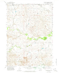 Fiddleback Ranch 1971 topographic map thumbnail
