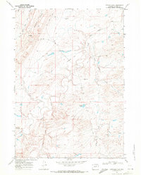 Fiftymile Flat 1968 topographic map preview