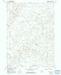 Fiftymile Flat 1968 topographic map thumbnail