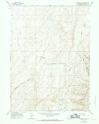 Fillmore Ranch 1966 topographic map thumbnail