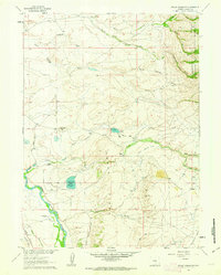 Finley Reservoir 1961 topographic map thumbnail